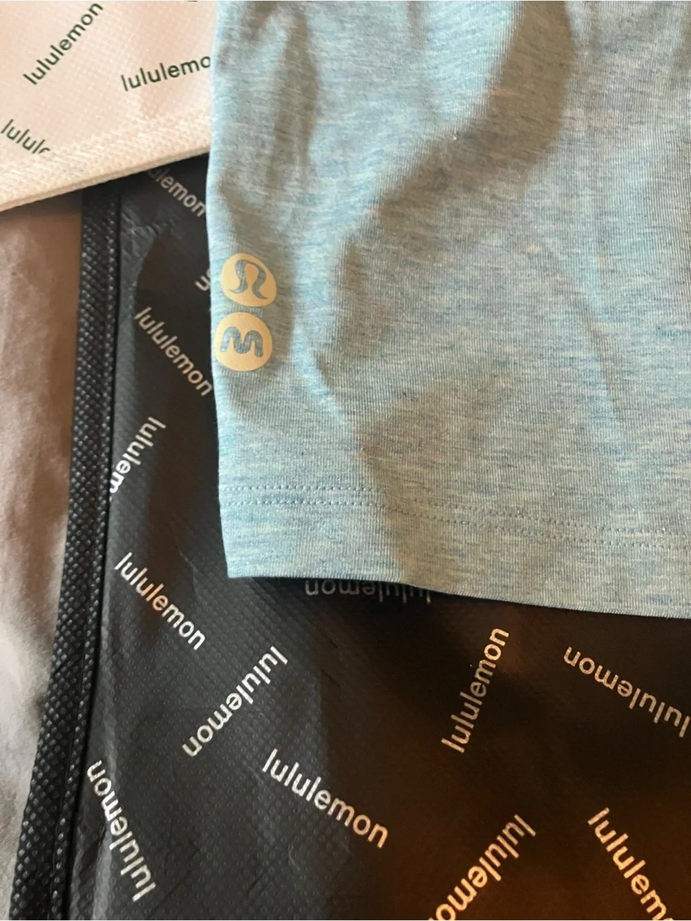 NWT Lululemon x Madhappy Cates Tee, Sz 4, Heathered Cirrus Blue